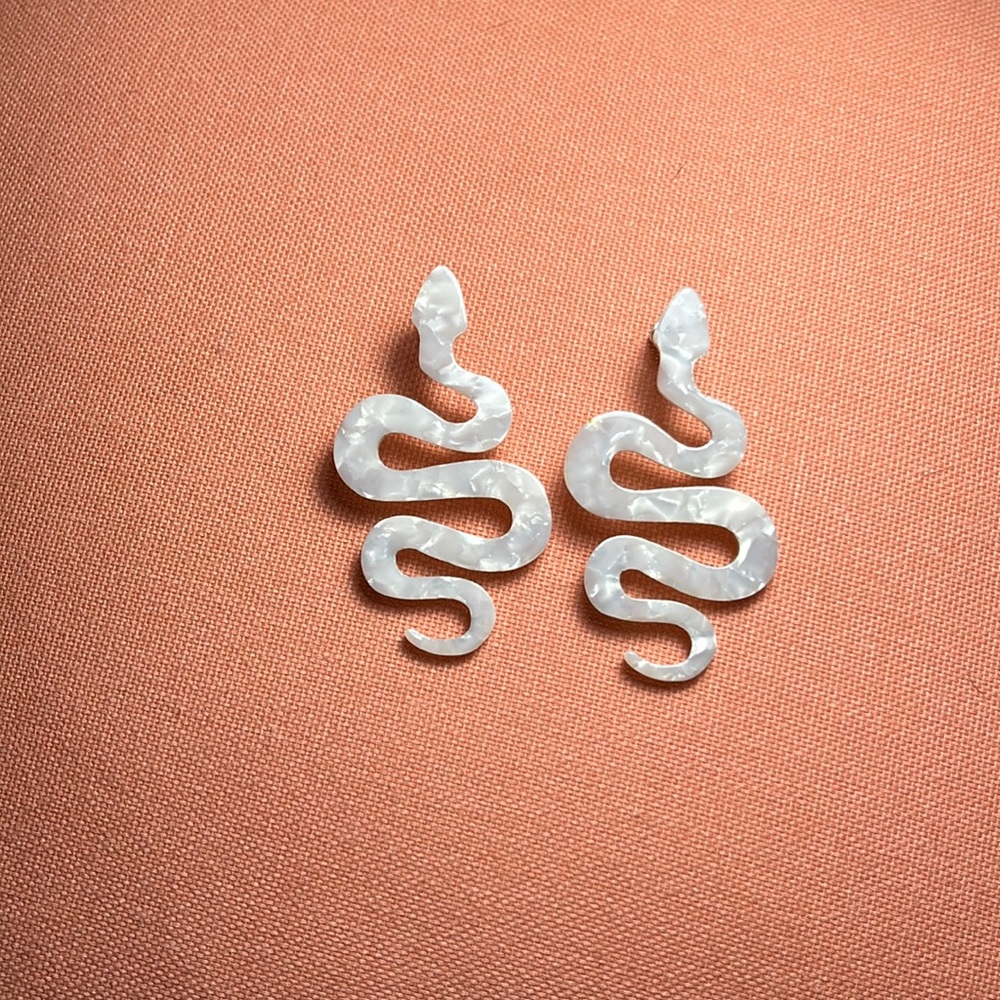 Snake earrings